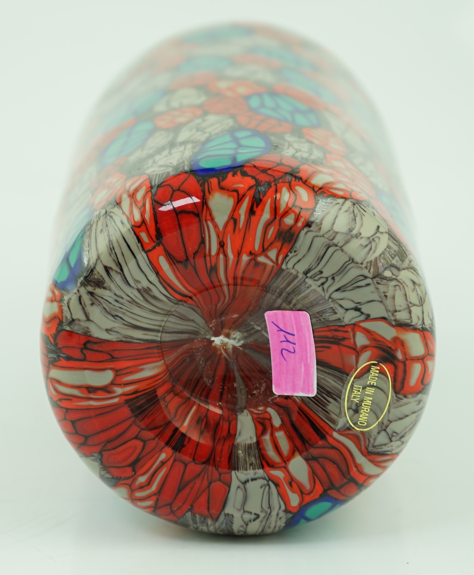 Vittorio Ferro (1932-2012), a Murano glass Murrine vase